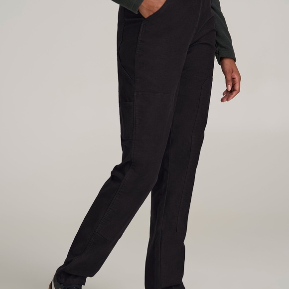 American Tall High-Waisted Carpenter Pocket Pants for Tall Women - Size 12 - Picture 3 of 4